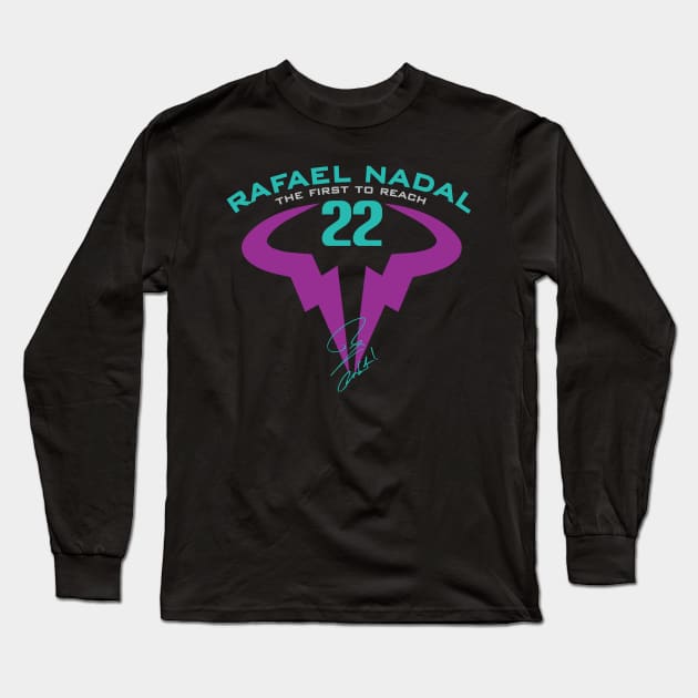 Rafa Nadal Long Sleeve T-Shirt by Nagorniak